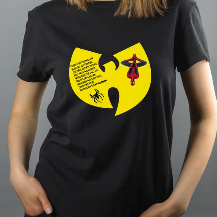 Nice Spiderman Wu Tang Clan Neighborhood shirt 4 - Nice Spiderman Wu Tang Clan Neighborhood shirt