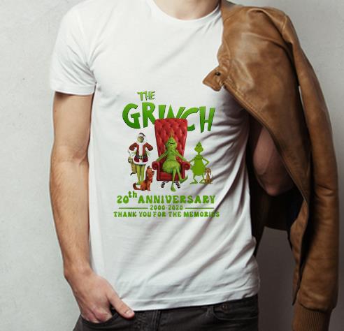 Nice The Grinch 20th Anniversary 2000 2020 Christmas Grinch shirt 4 - Nice The Grinch 20th Anniversary 2000-2020 Christmas Grinch shirt