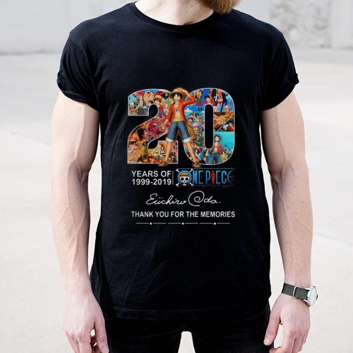 Official 20 Years Of One Piece 1999 2019 Thank You For The Memories Signatures shirt 4 - Official 20 Years Of One Piece 1999-2019 Thank You For The Memories Signatures shirt