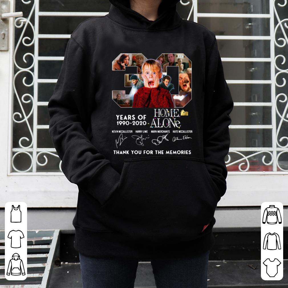 Official 30 Years Of Home Alone Thank You For The Memories Signature shirt 4 - Official 30 Years Of Home Alone Thank You For The Memories Signature shirt