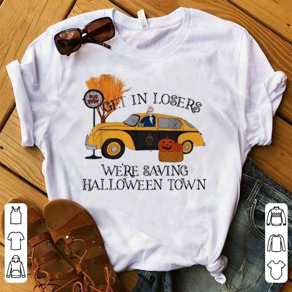 Official Benny Taxi Driver Get In Losers We re Saving Halloween Town shirt 1 - Official Benny Taxi Driver Get In Losers We’re Saving Halloween Town shirt