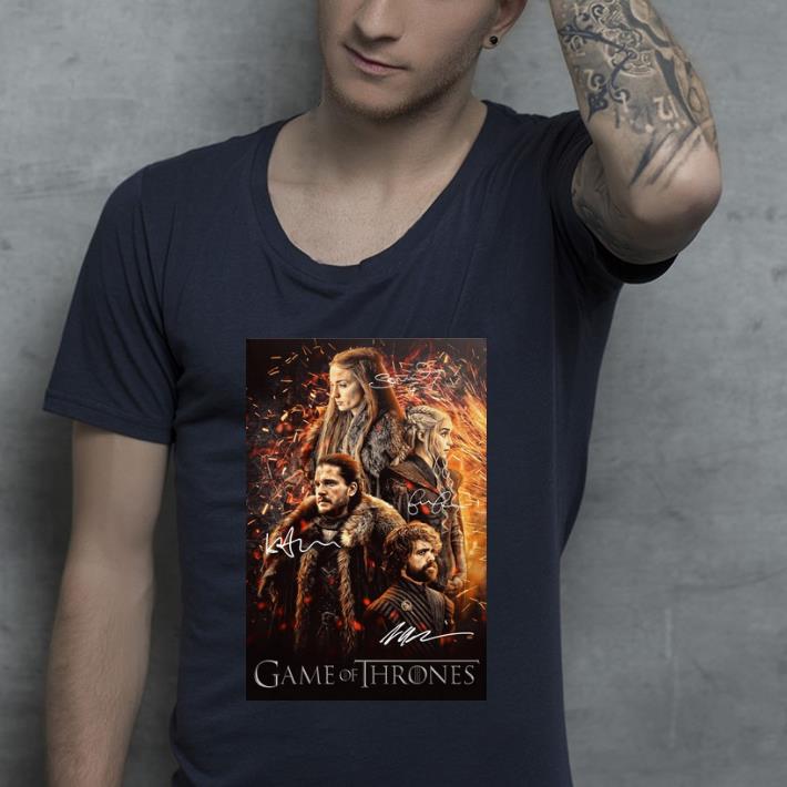 Official Daenerys Targaryen Melisandre Tyrion And Jon Snow GOT Signature shirt 4 - Official Daenerys Targaryen Melisandre Tyrion And Jon Snow GOT Signature shirt
