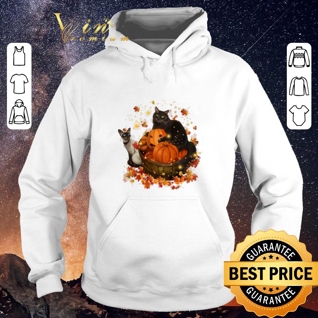 Official Halloween Autumn Cats shirt Official Halloween Autumn Cats shirt 4 - Official Halloween Autumn Cats shirt