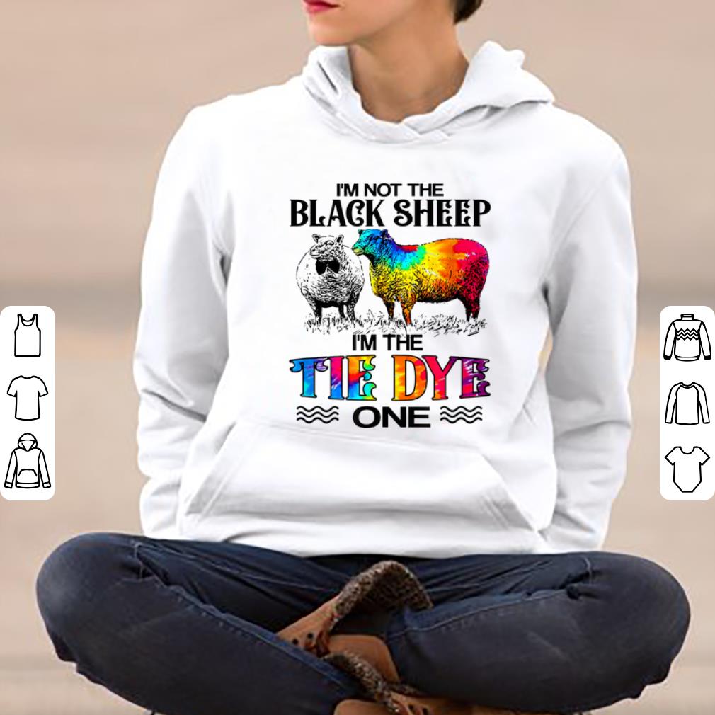 Official I m Not The Black Sheep I m The Tie Dye One shirt 4 - Official I'm Not The Black Sheep I'm The Tie Dye One shirt