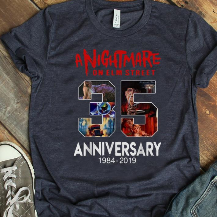 Official Jason Voorhees 35 Years Anniversary A Nightmare On Elm Street shirt 1 - Official Jason Voorhees 35 Years Anniversary A Nightmare On Elm Street shirt