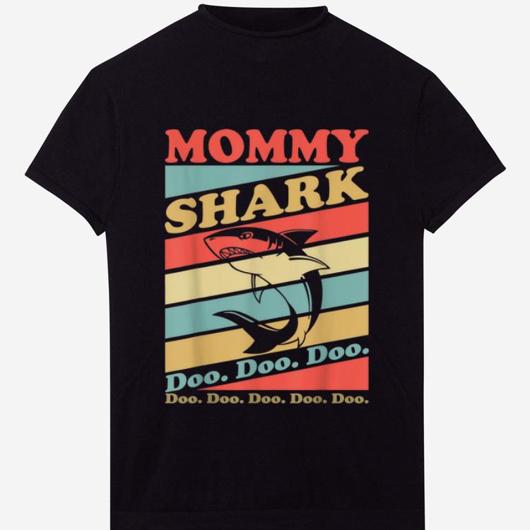 Official Retro Vintage Mommy Shark Grandma Mather s Day Gifts shirt 1 - Official Retro Vintage Mommy Shark Grandma Mather's Day Gifts shirt