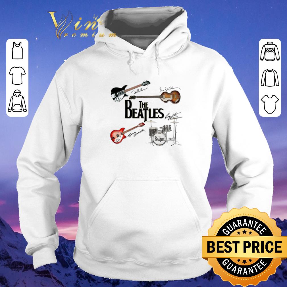 Official Signatures The Beatles Guitars Instrument shirt Official Signatures The Beatles Guitars Instrument shirt 4 - Official Signatures The Beatles Guitars Instrument shirt