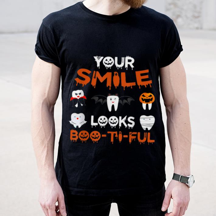 Official Your Smile Looks Boo Ti Ful Dental Halloween shirt 4 - Official Your Smile Looks Boo-Ti-Ful Dental Halloween shirt