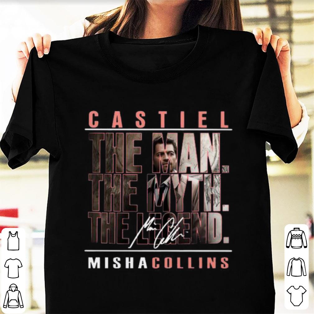 Original Castiel The Man The Myth The Legend Mishacollins shirt 1 - Original Castiel The Man The Myth The Legend Mishacollins shirt