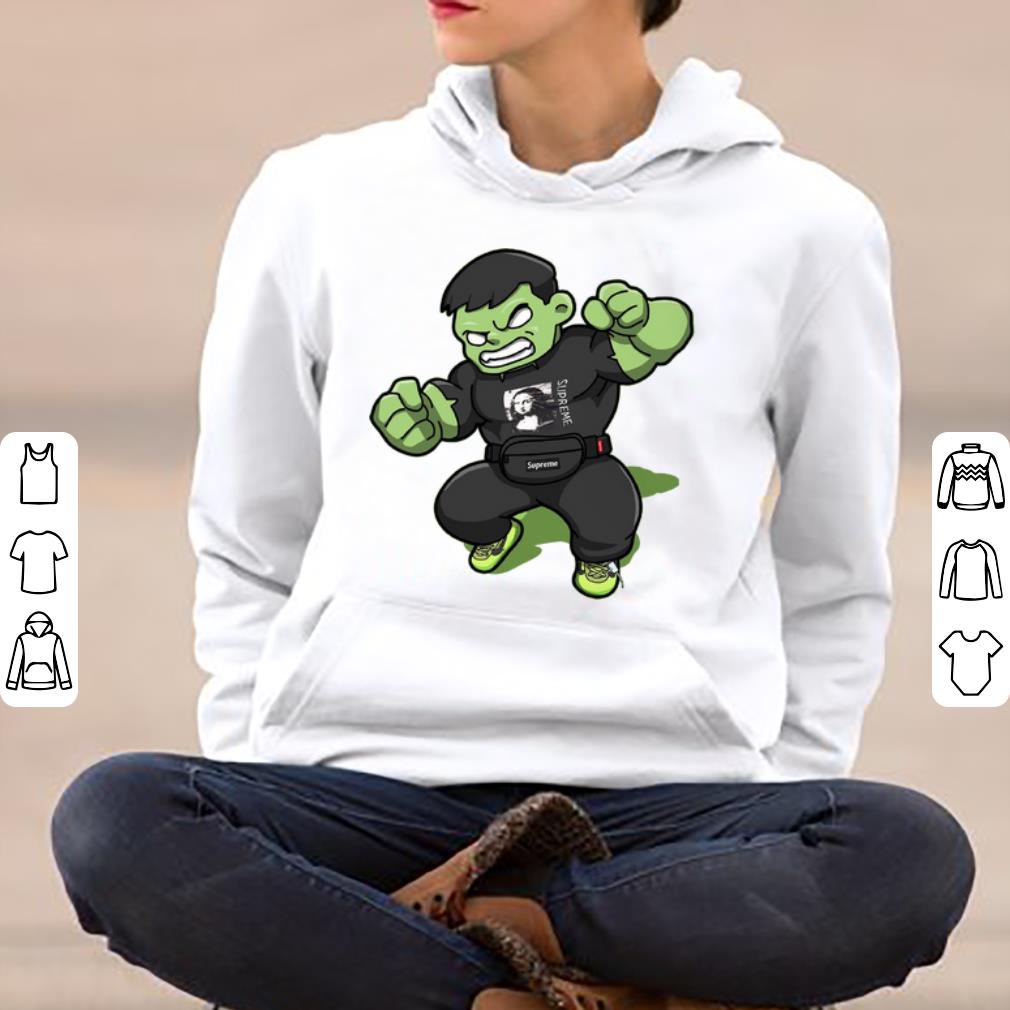 Original Chibi Supreme Hulk Mona Lisa Supreme Avengers shirt 4 - Original Chibi Supreme Hulk Mona Lisa Supreme Avengers shirt