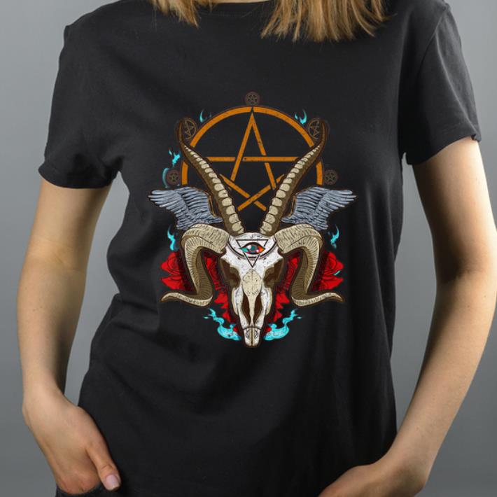 Original Halloween Baphomet Satanic Goat Ram Head Lucifer Eye shirt 4 - Original Halloween Baphomet Satanic Goat Ram Head Lucifer Eye shirt