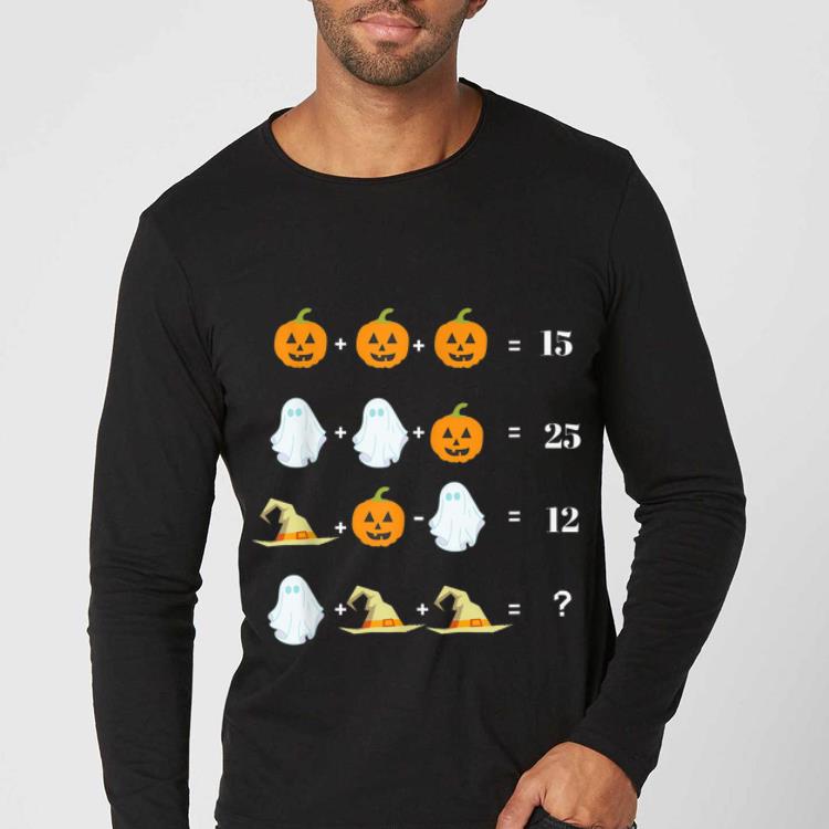 Original Halloween Math Equations Boo Pumpkin Witch shirt 4 - Original Halloween Math Equations Boo Pumpkin Witch shirt