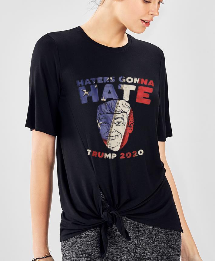 Original Haters Gonna Hate Trump 2020 American Flag shirt 4 - Original Haters Gonna Hate Trump 2020 American Flag shirt