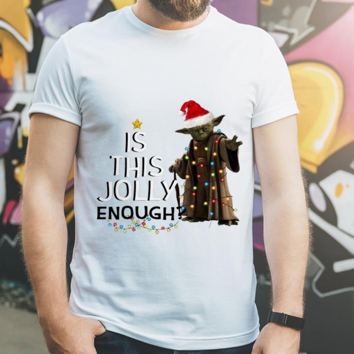 Original Is This Jolly Enough Christmas Yoda Christmas Hat shirt 4 - Original Is This Jolly Enough Christmas Yoda Christmas Hat shirt