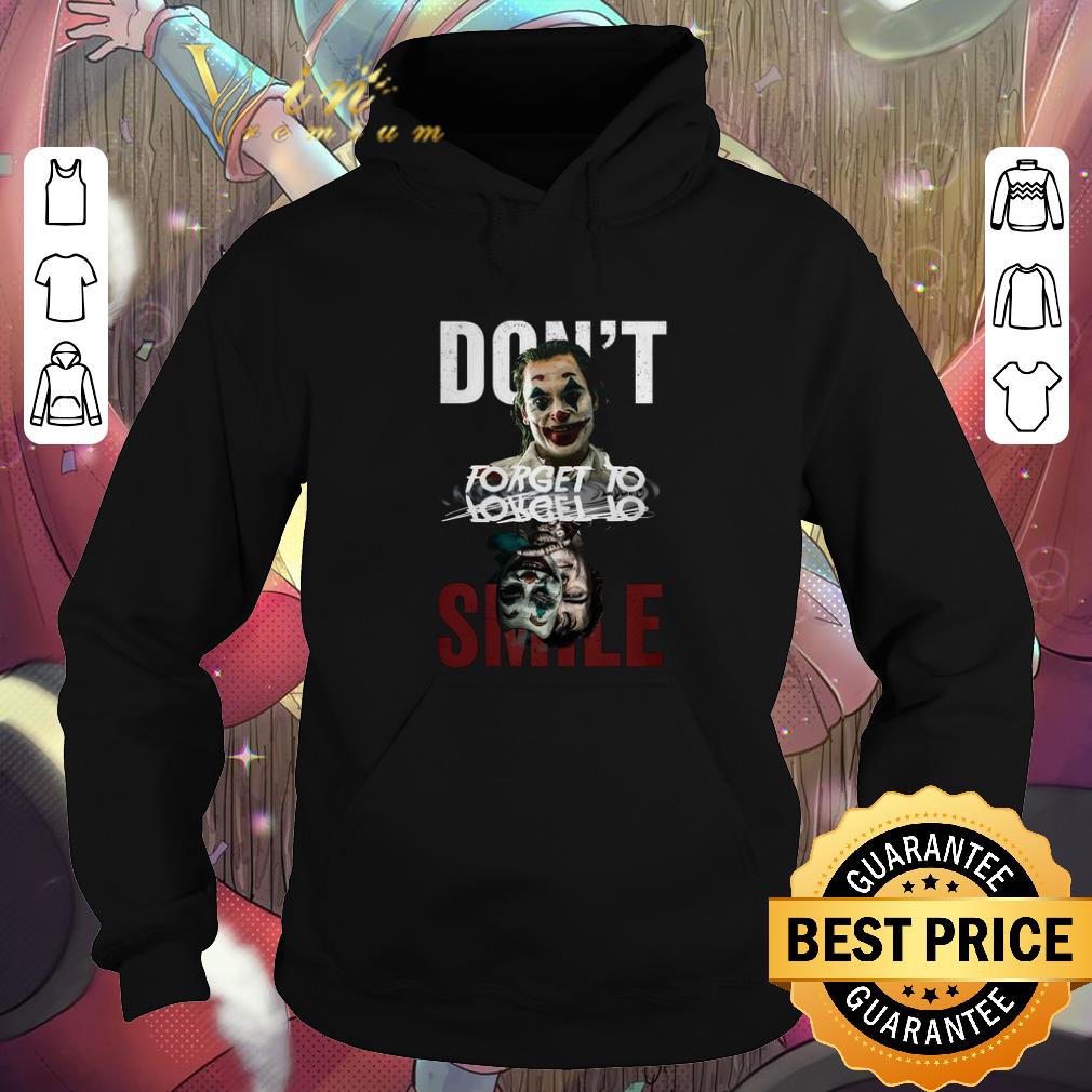Original Joker don t forget to smile water mirror Joaquin Phoenix shirt 4 1 - Original Joker don't forget to smile water mirror Joaquin Phoenix shirt