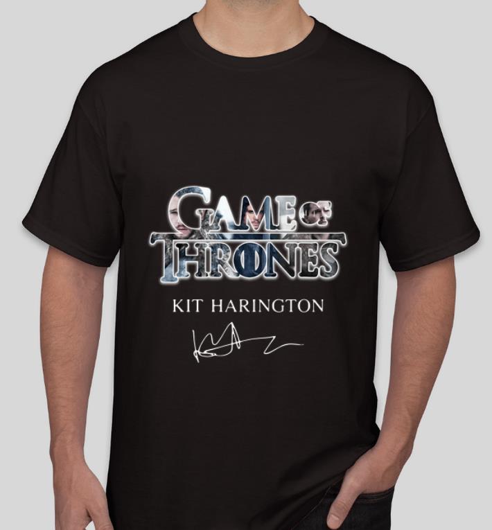 Original Kit Harington Jon Snow Game of Thrones Signature shirt 4 - Original Kit Harington Jon Snow Game of Thrones Signature shirt