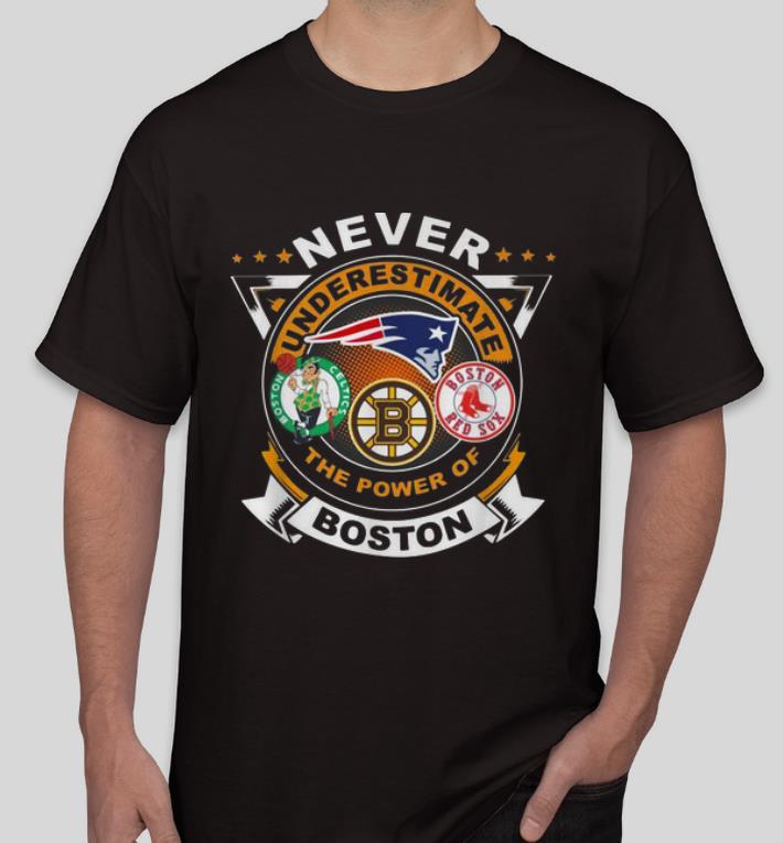 Original Never Underestimate The Power Of Boston shirt 4 - Original Never Underestimate The Power Of Boston shirt