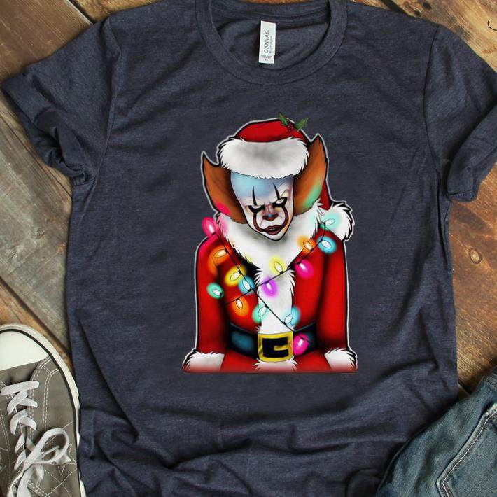 Original Pennywise Santa Claus Halloween Christmas shirt 1 - Original Pennywise Santa Claus Halloween Christmas shirt