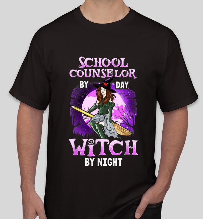 Original School Counselor Halloween Witch By Day By Night shirt 4 - Original School Counselor Halloween Witch By Day By Night shirt