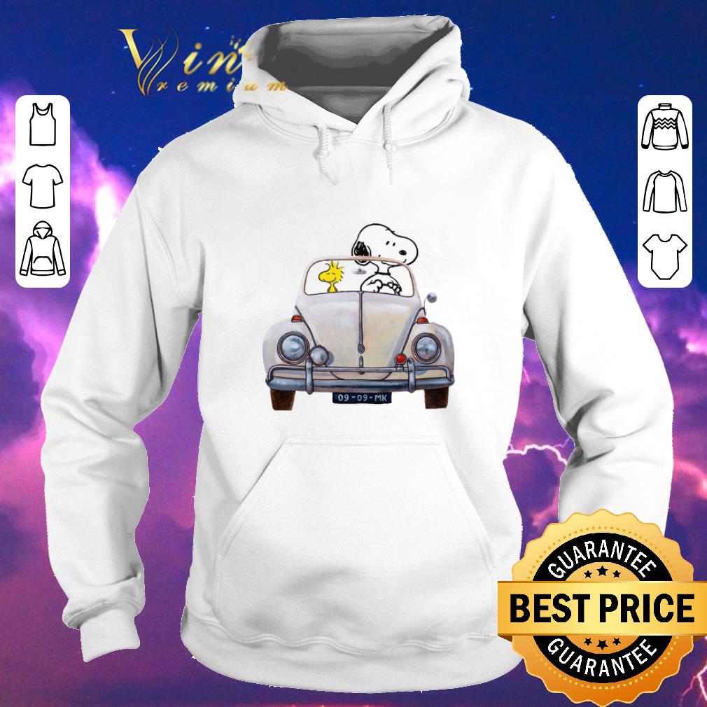 Original Snoopy and woodstock driving Volkswagen Beetle shirt sweater 4 1 - Original Snoopy and woodstock driving Volkswagen Beetle shirt sweater