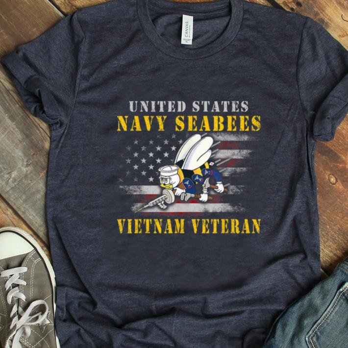 Original United States Navy Seebees Vietnam Veteran shirt 1 - Original United States Navy Seebees Vietnam Veteran shirt