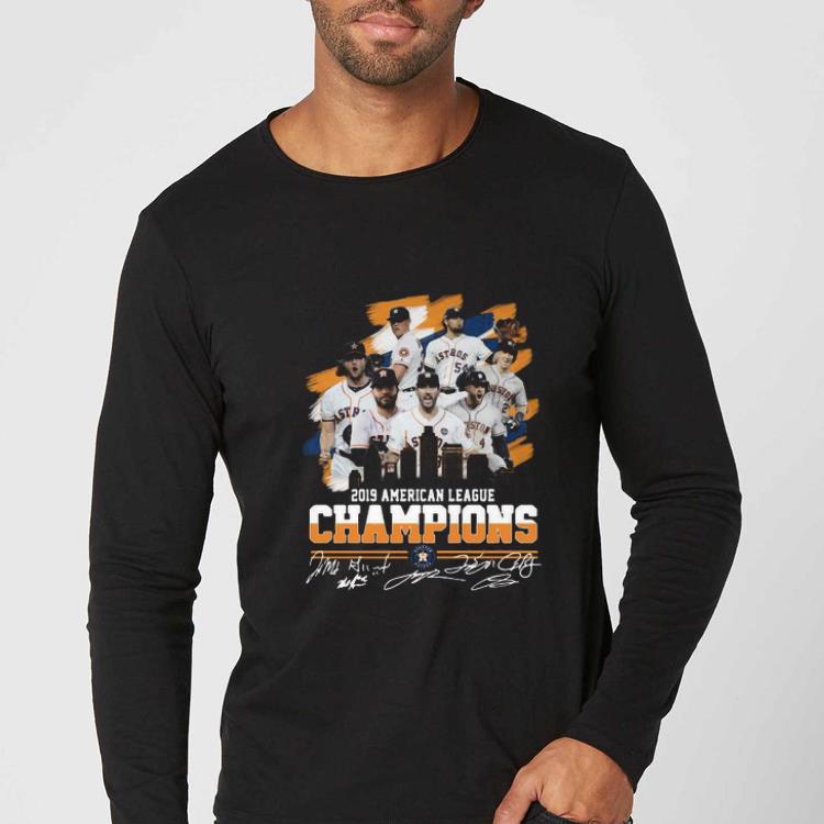 Premium American League Champions Houston Astros 2019 Signatures shirt 4 - Premium American League Champions Houston Astros 2019 Signatures shirt