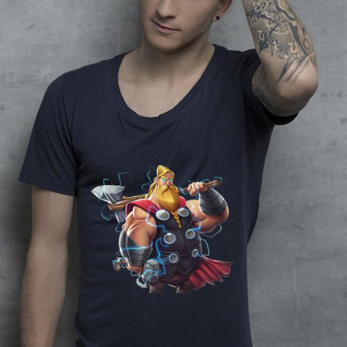 Premium Fat Thor And Double Hammer Avenger Endgame shirt 4 - Premium Fat Thor And Double Hammer Avenger Endgame shirt
