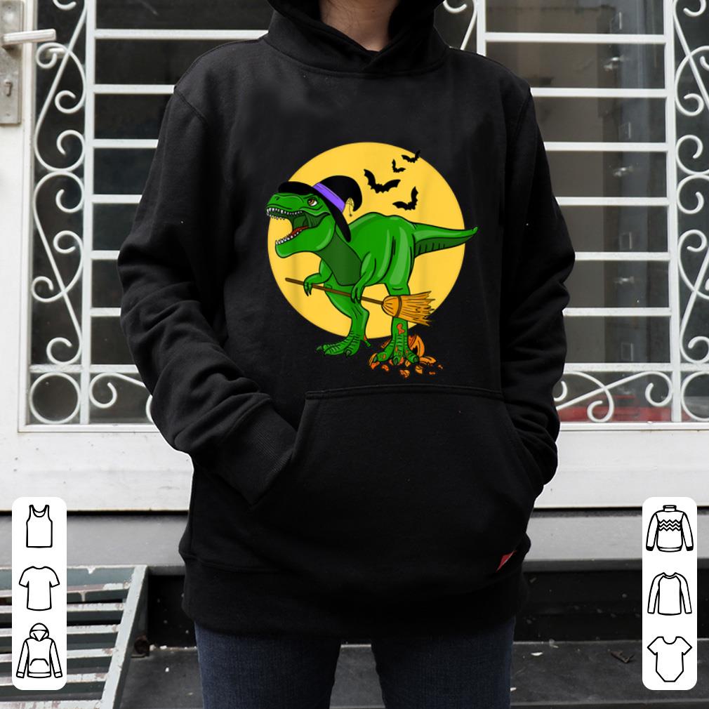 Premium Halloween T Rex Dinosaur in Witch Costume Funny Boys Girls shirt 4 - Premium Halloween T Rex Dinosaur in Witch Costume Funny Boys Girls shirt
