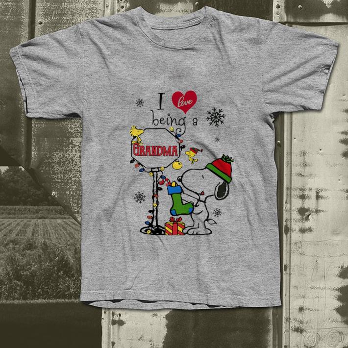 Premium I Love Being A Grandma Christmas Snoopy shirt 4 - Premium I Love Being A Grandma Christmas Snoopy shirt