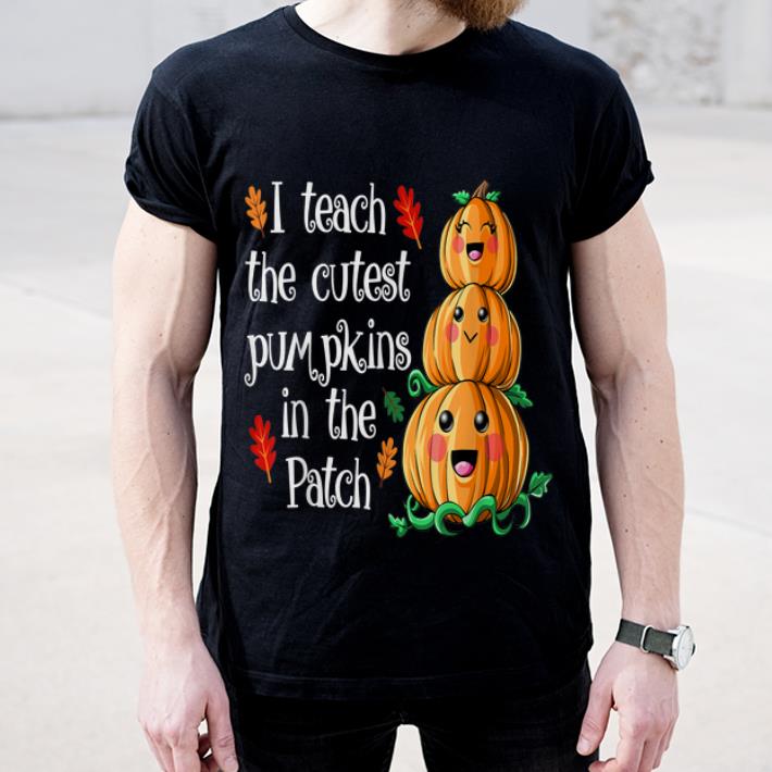 Premium I Teach The Cutest Pumpkins In The Patch Teacher Halloween shirt 4 - Premium I Teach The Cutest Pumpkins In The Patch Teacher Halloween shirt