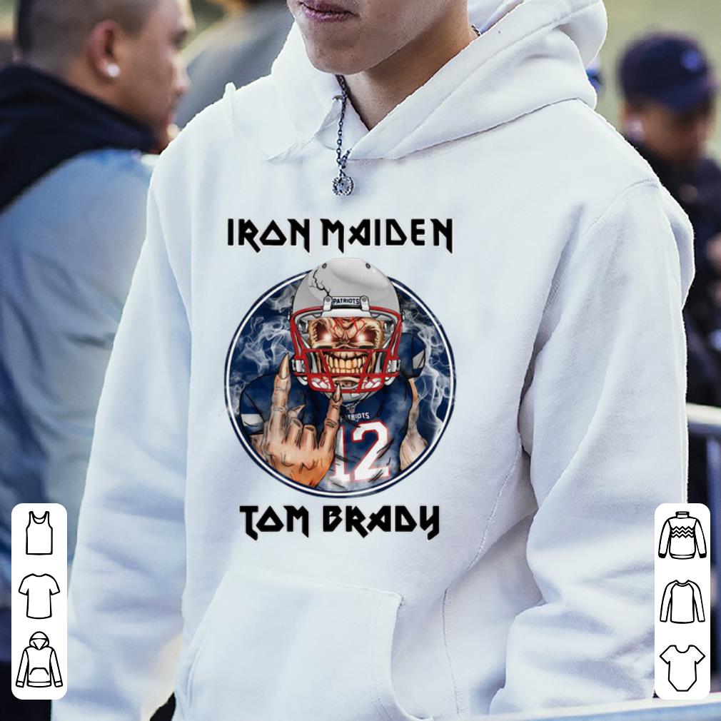Premium Iron Maiden Tom Brady New England Patriots shirt 4 - Premium Iron Maiden Tom Brady New England Patriots shirt