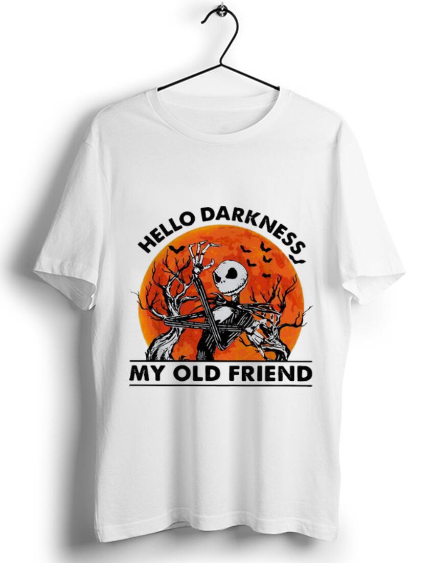 Premium Jack Skellington Hello Darkness My Old Friend Blood Moon shirt 1 - Premium Jack Skellington Hello Darkness My Old Friend Blood Moon shirt