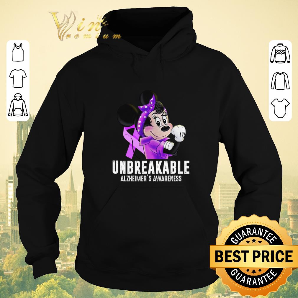 Premium Minnie mouse unbreakable Alzhemer s Awareness shirt sweater 4 - Premium Minnie mouse unbreakable Alzhemer's Awareness shirt sweater