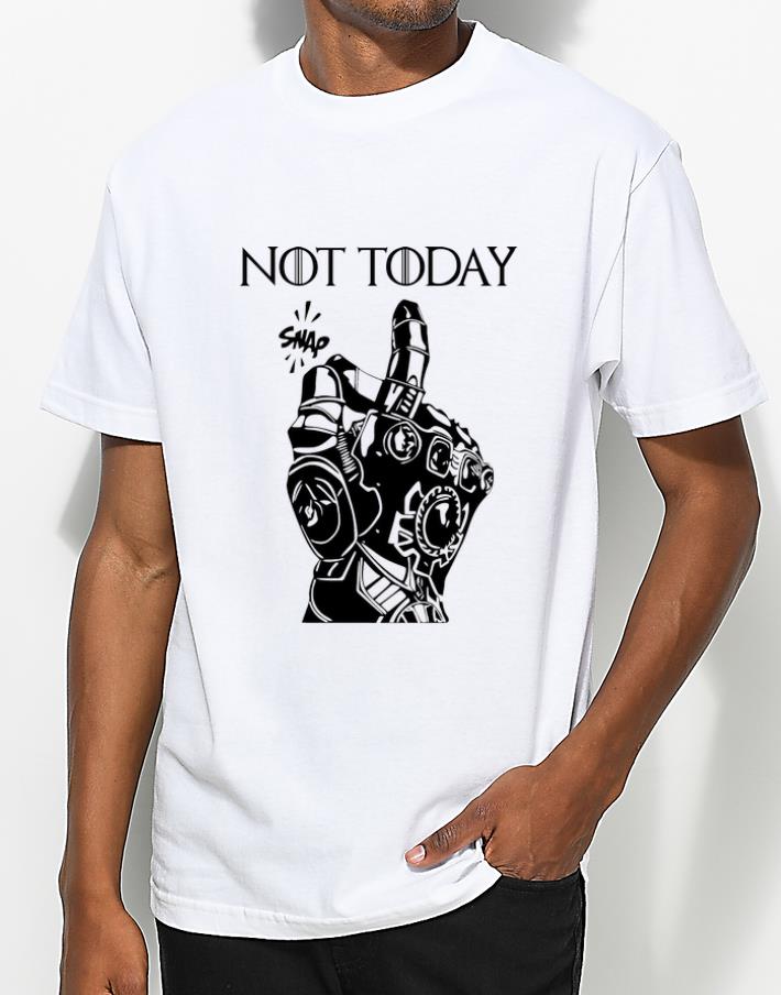 Premium Not Today Game Of Thrones Iron Man Snap shirt 4 - Premium Not Today Game Of Thrones Iron Man Snap shirt