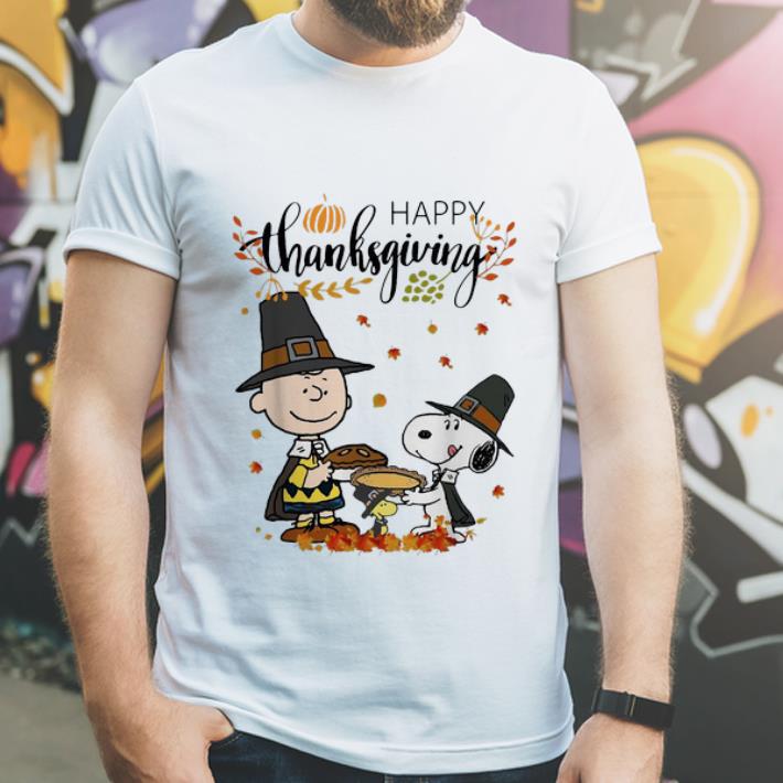 Premium Peanuts Snoopy And Charlie Brown Happy Thanksgiving shirt 4 - Premium Peanuts Snoopy And Charlie Brown Happy Thanksgiving shirt