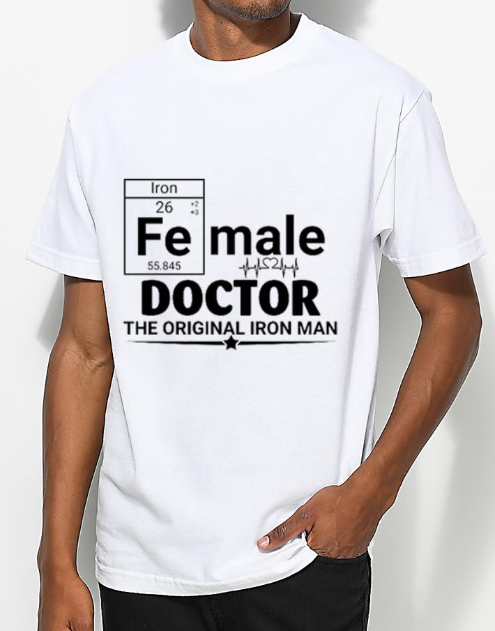 Premium The Original Iron Man Female Doctor shirt 4 1 - Premium The Original Iron Man Female Doctor shirt