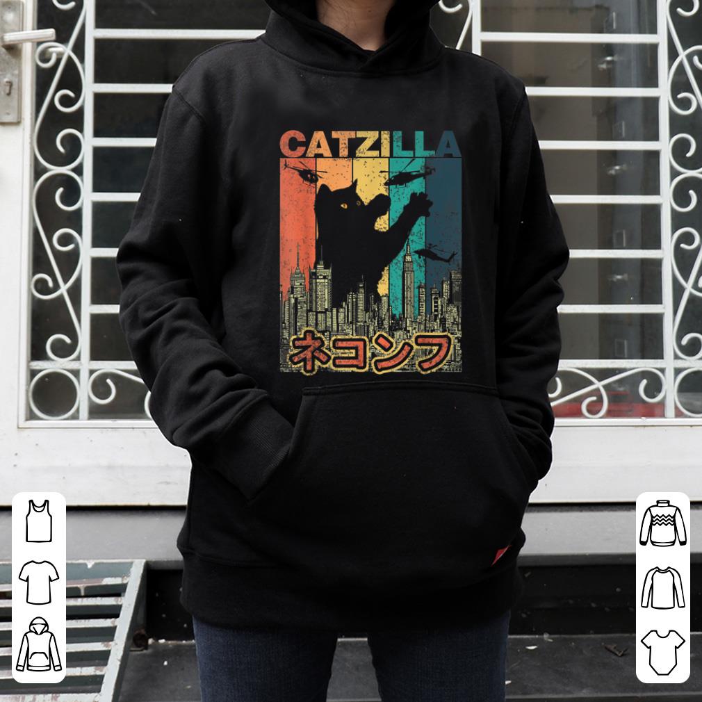Premium Vintage CATZILLA Japan Kitty Cat lovers Halloween shirt 4 - Premium Vintage CATZILLA Japan - Kitty Cat lovers Halloween shirt
