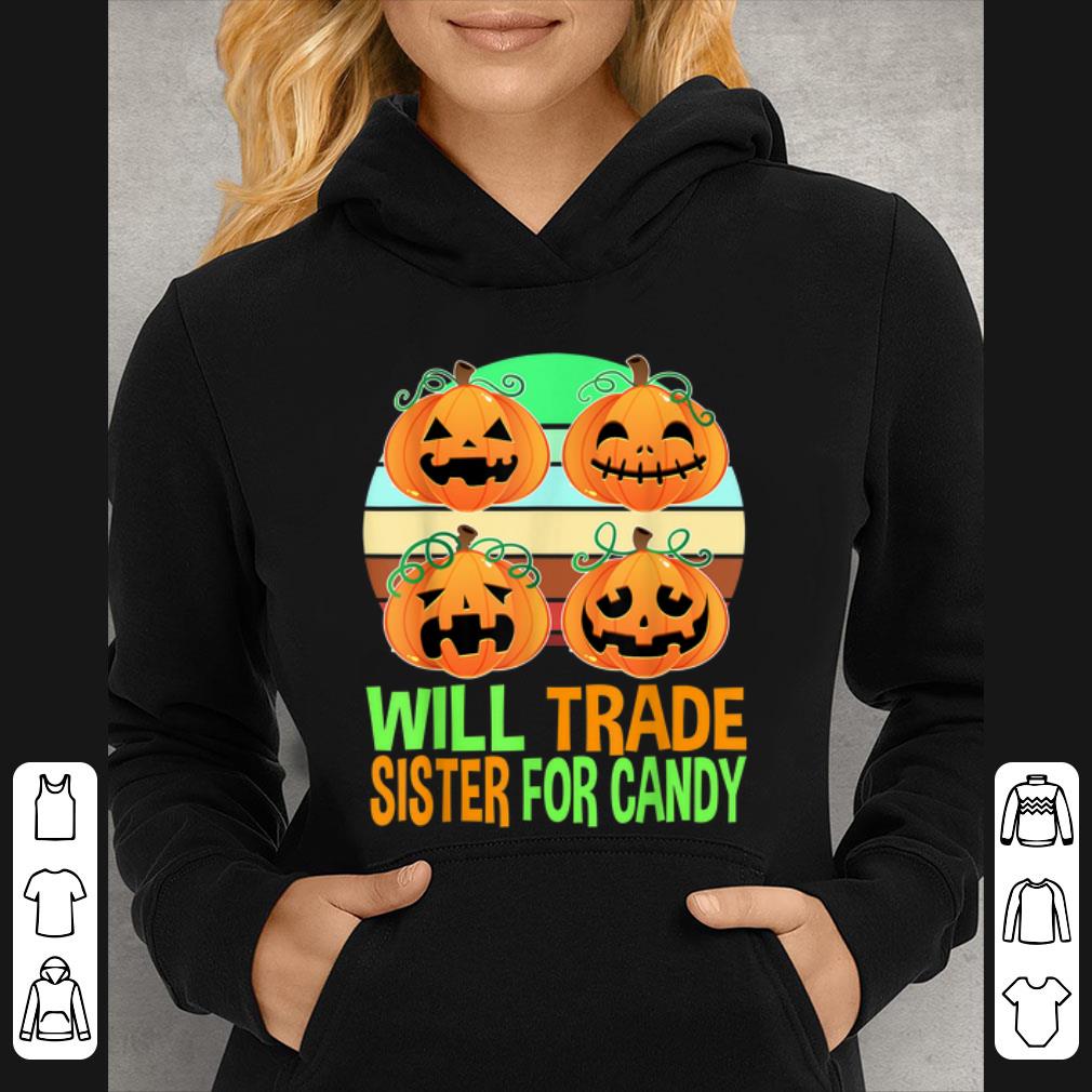 Premium Will Trade Sister For Candy Brother Boys Halloween shirt 4 - Premium Will Trade Sister For Candy, Brother, Boys, Halloween shirt