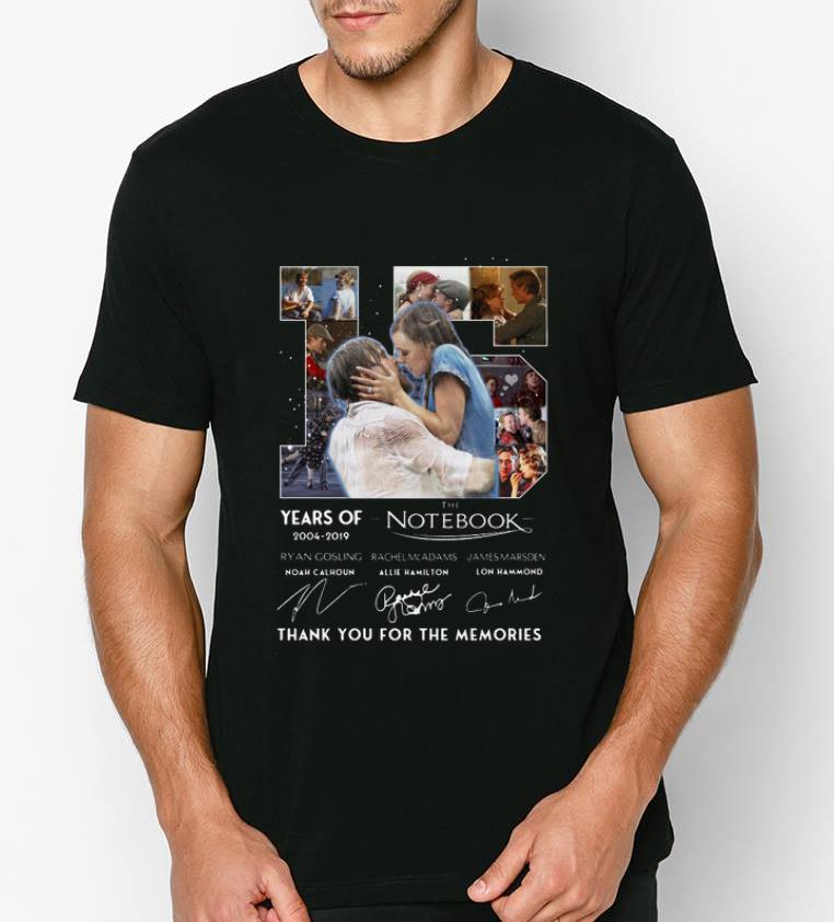 Pretty 15 Years Of The Notebook Thank You For The Memories Signatures shirt 4 - Pretty 15 Years Of The Notebook Thank You For The Memories Signatures shirt