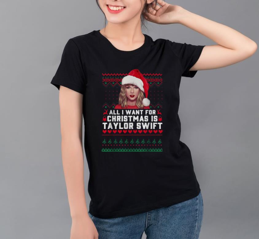 Pretty All I Want For Christmas Is Taylor Swift Ugly Christmas shirt 4 - Pretty All I Want For Christmas Is Taylor Swift Ugly Christmas shirt