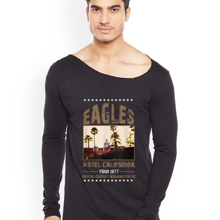Pretty Eagles Hotel California Tour 1977 Capital Centre shirt 4 - Pretty Eagles Hotel California Tour 1977 Capital Centre shirt