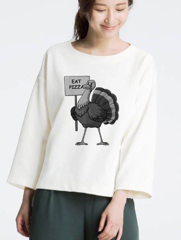 Pretty Eat Pizza Turkey Food Signage Thanksgiving shirt 4 - Pretty Eat Pizza Turkey Food Signage Thanksgiving shirt