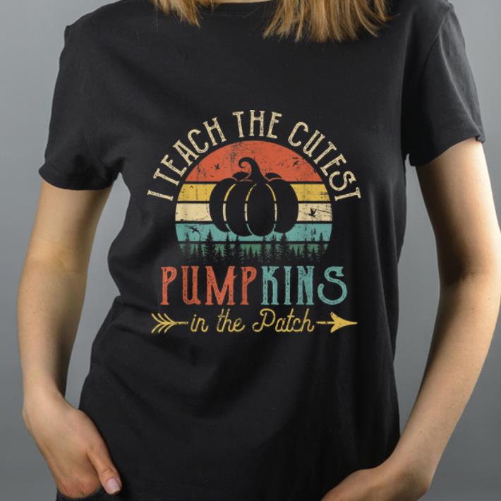 Pretty I Teach The Cutest Pumpkins In The Patch Vintage shirt 4 - Pretty I Teach The Cutest Pumpkins In The Patch Vintage shirt
