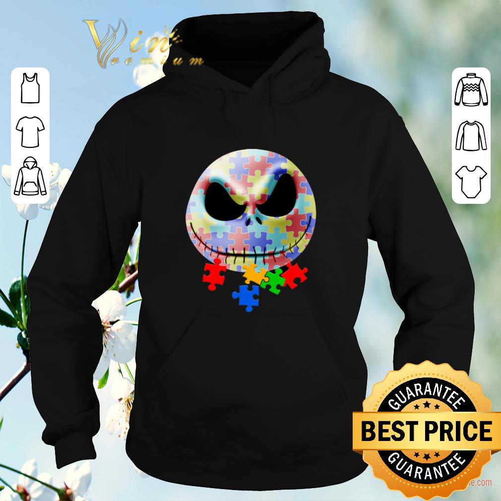 Pretty Jack Skellington face puzzle Autism shirt sweater 4 - Pretty Jack Skellington face puzzle Autism shirt sweater