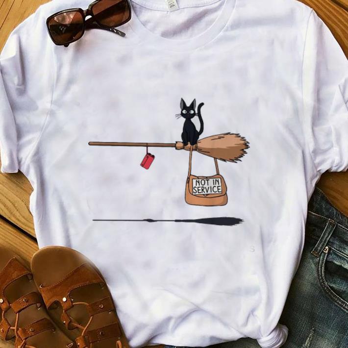 Pretty Kiki s Delivery Service Not In Service Black Cat On Broom shirt 1 - Pretty Kiki’s Delivery Service - Not In Service Black Cat On Broom shirt