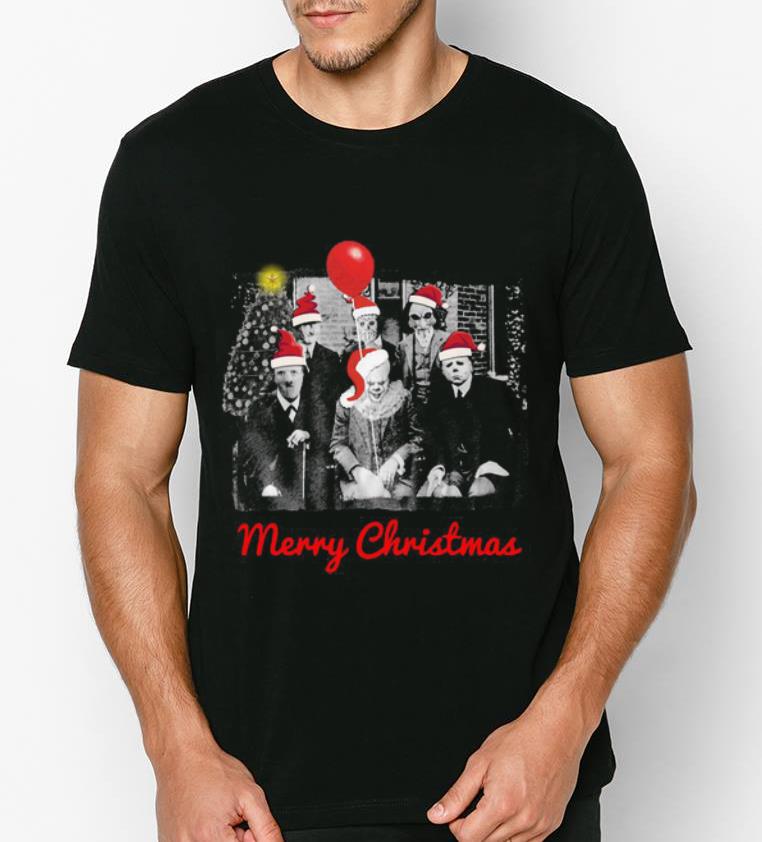 Pretty Merry Christmas Santa Horror Characters shirt 4 - Pretty Merry Christmas Santa Horror Characters shirt