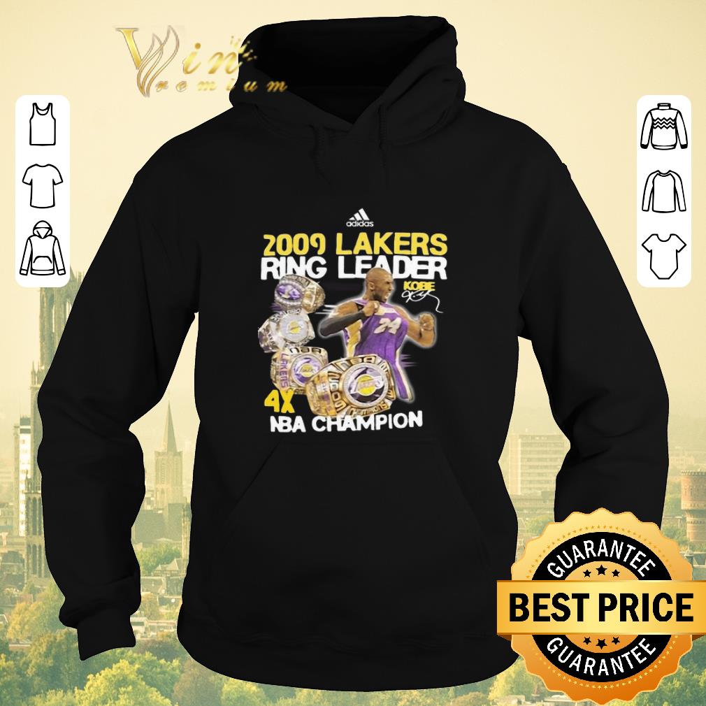 Pretty NBA Champion Adidas 2009 Lakers Ring Leader Kobe Bryant shirt Pretty NBA Champion Adidas 2009 Lakers Ring Leader Kobe Bryant shirt 4 - Pretty NBA Champion Adidas 2009 Lakers Ring Leader Kobe Bryant shirt