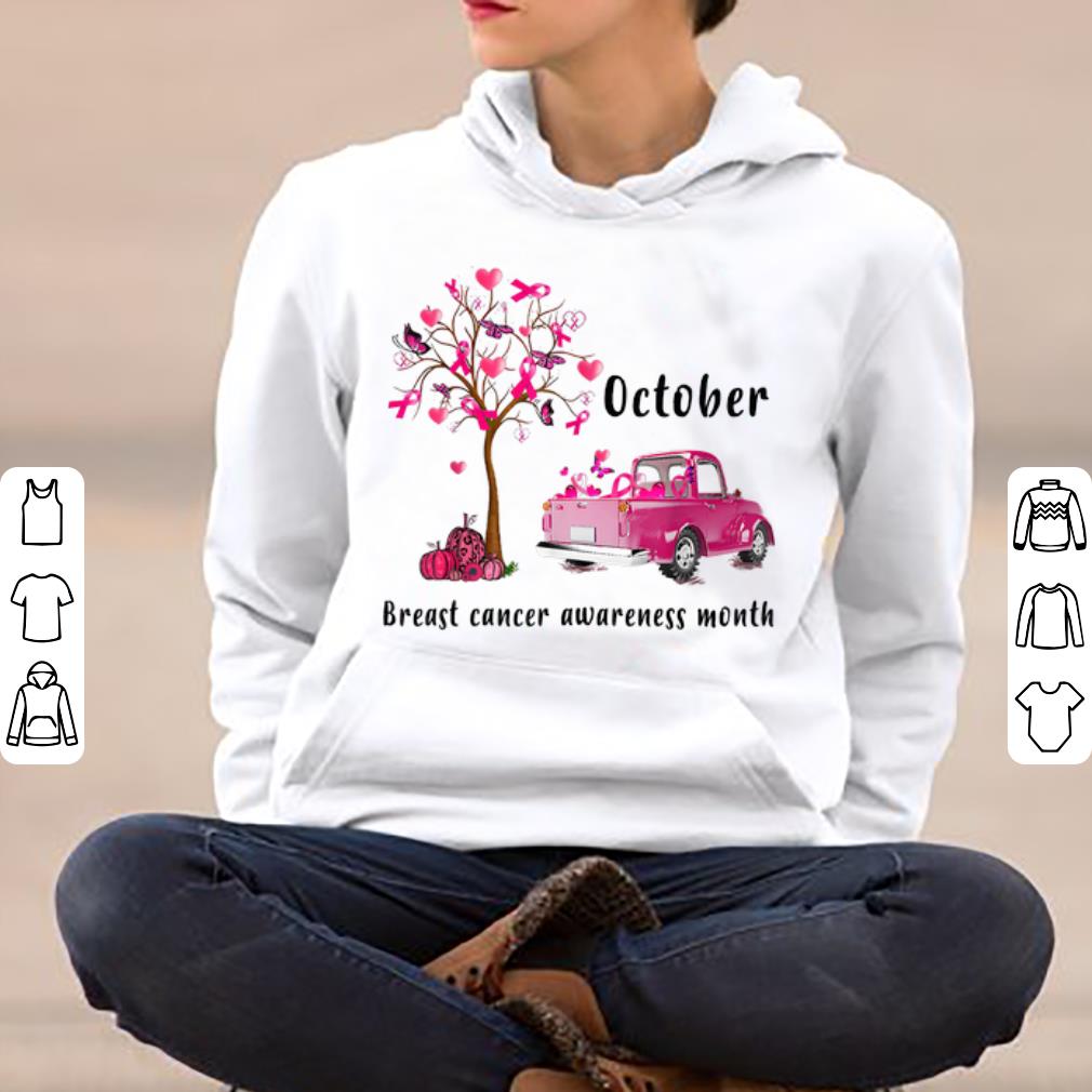Pretty Pumpkin And Truck October Breast Cancer Awareness Month shirt 4 - Pretty Pumpkin And Truck October Breast Cancer Awareness Month shirt