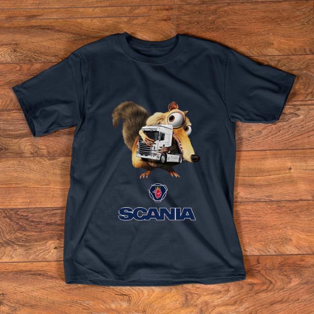 Pretty Scania AB Ice Age Scrat Hug Truck shirt 1 - Pretty Scania AB Ice Age Scrat Hug Truck shirt