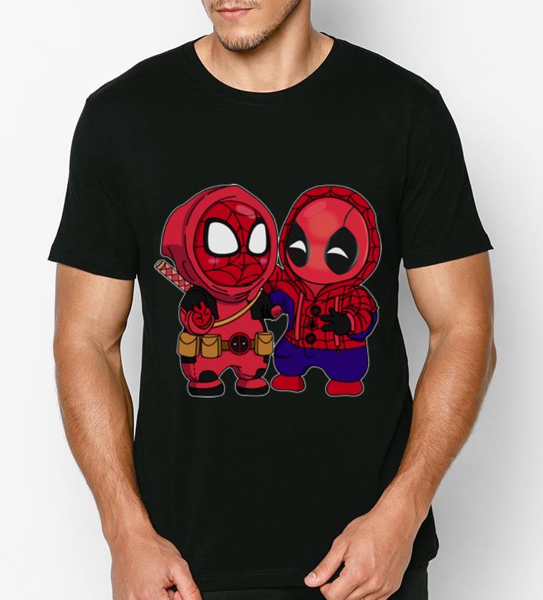 Pretty Spider Man and Deadpool Baby Chibi shirt 4 - Pretty Spider Man and Deadpool Baby Chibi shirt